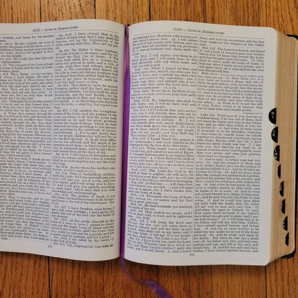 Naves Topical Bible Leather Bound Digest Of The Holy Scriptures Southwestern 196 - Picture 5 of 9